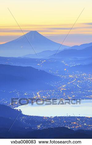 Beautiful view of Mount Fuji, Nagano Prefecture, Japan View Large Photo Image Stock Image - Beautiful view of Mount Fuji, Nagano Prefecture, Japan. Fotosearch