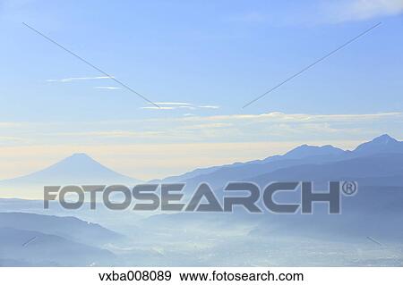 Beautiful view of Mount Fuji, Nagano Prefecture, Japan View Large Photo Image Stock Photo - Beautiful view of Mount Fuji, Nagano Prefecture, Japan. Fotosearch