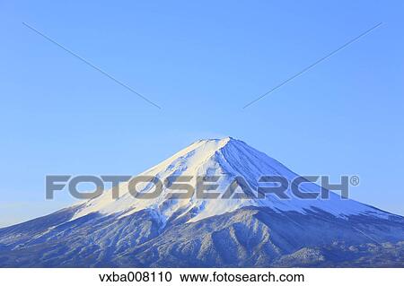 Stock Image - Beautiful view of Mount Fuji, Yamanashi Prefecture, Japan. Fotosearch