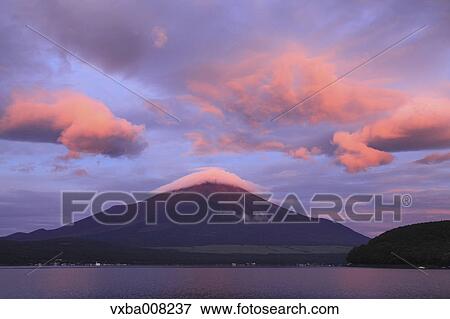 Beautiful view of Mount Fuji, Yamanashi Prefecture, Japan View Large Photo Image Stock Photo - Beautiful view of Mount Fuji, Yamanashi Prefecture, Japan. Fotosearch