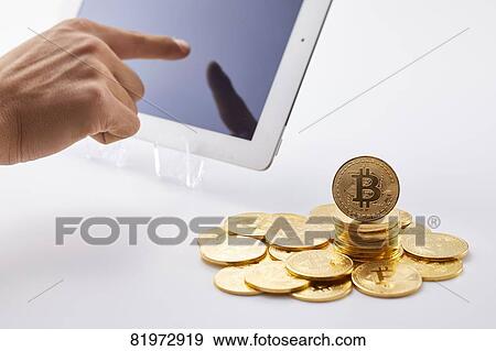 Bitcoin image View Large Photo Image Stock Photo - Bitcoin image. Fotosearch