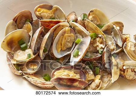 Boiled clams View Large Photo Image Picture - Boiled clams. Fotosearch