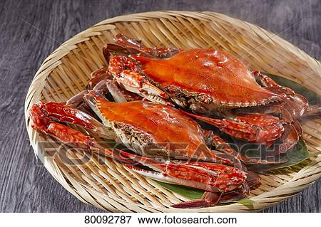 Stock Photo - Boiled crab. Fotosearch