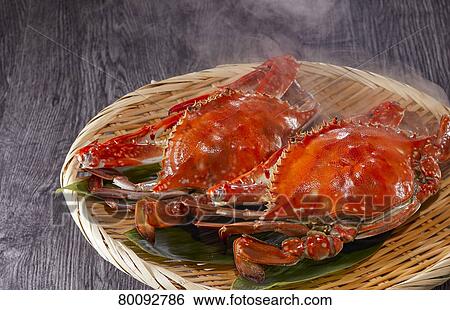 Stock Photograph - Boiled crab. Fotosearch