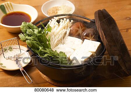 Stock Photo - Boiled Tofu. Fotosearch