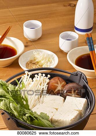 Stock Photography - Boiled Tofu. Fotosearch