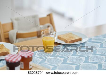 Breakfast table View Large Photo Image Picture - Breakfast table. Fotosearch