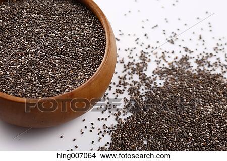Picture - Chia seeds. Fotosearch