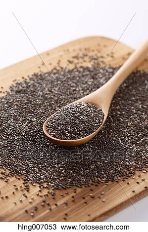 Chia seeds View Large Photo Image Stock Image - Chia seeds. Fotosearch