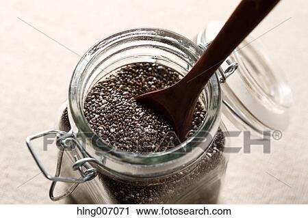 Chia seeds View Large Photo Image Stock Image - Chia seeds. Fotosearch