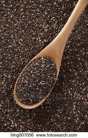 Stock Photograph - Chia seeds. Fotosearch