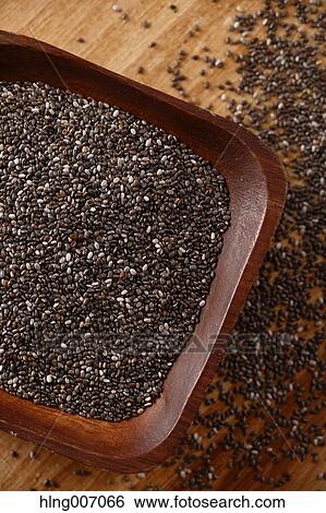 Chia seeds View Large Photo Image Stock Photograph - Chia seeds. Fotosearch