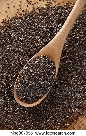 Chia seeds View Large Photo Image Stock Photography - Chia seeds. Fotosearch