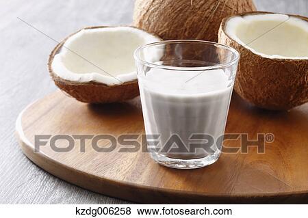 Stock Photo - Coconut milk. Fotosearch