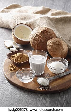Stock Photo - Coconut milk. Fotosearch