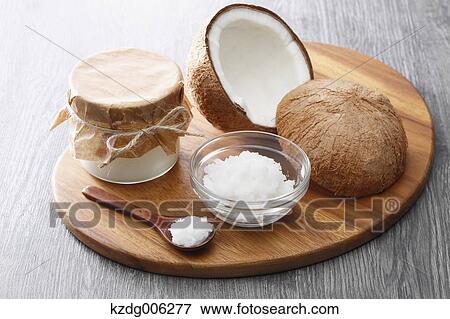 Coconut Oil View Large Photo Image Stock Photo - Coconut Oil. Fotosearch