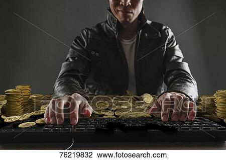 Stock Image - Cryptocurrency. Fotosearch