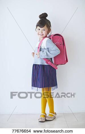 Cute Japanese school kid View Large Photo Image Picture - Cute Japanese school kid. Fotosearch