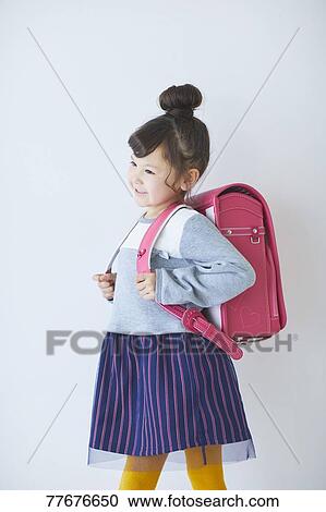 Cute Japanese school kid View Large Photo Image Stock Image - Cute Japanese school kid. Fotosearch