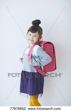 Cute Japanese school kid View Large Photo Image Stock Image - Cute Japanese school kid. Fotosearch