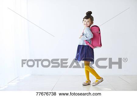 Cute Japanese school kid View Large Photo Image Stock Photo - Cute Japanese school kid. Fotosearch