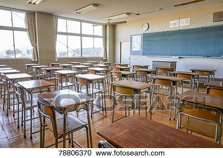 Stock Image - Empty classroom. Fotosearch