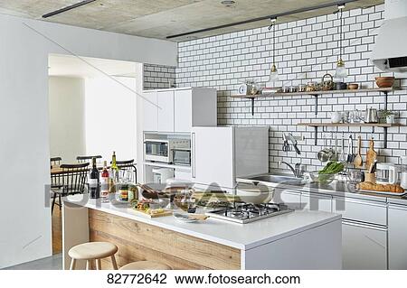 Empty kitchen View Large Photo Image Stock Image - Empty kitchen. Fotosearch