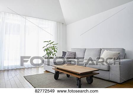 Stock Photo - Empty living room. Fotosearch