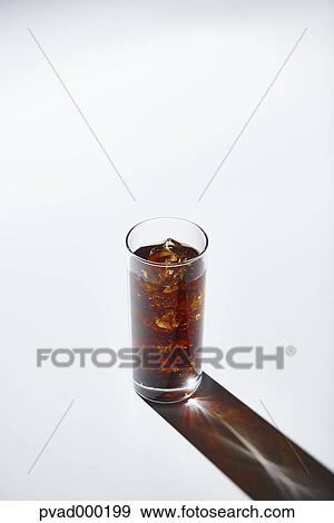 Glass of iced coffee View Large Photo Image Stock Photo - Glass of iced coffee. Fotosearch