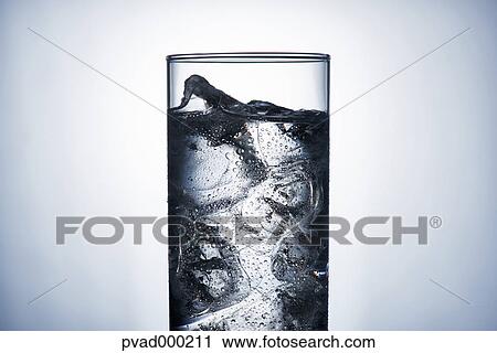 Stock Image - Glass of water. Fotosearch