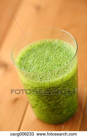 Stock Image - Green Smoothie. Fotosearch