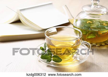 Stock Image - Herbal tea. Fotosearch