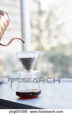 Japanese bartender preparing coffee View Large Photo Image Stock Image - Japanese bartender preparing coffee. Fotosearch