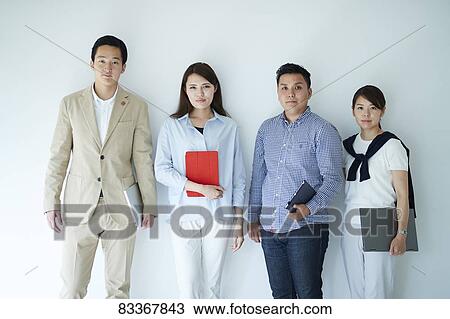 Japanese business people at work View Large Photo Image Stock Image - Japanese business people at work. Fotosearch