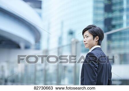 Japanese businessman downtown Tokyo View Large Photo Image Stock Image - Japanese businessman downtown Tokyo. Fotosearch