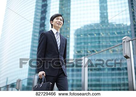 Japanese businessman downtown Tokyo View Large Photo Image Stock Photograph - Japanese businessman downtown Tokyo. Fotosearch