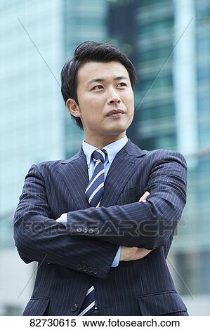 Japanese businessman downtown Tokyo View Large Photo Image Stock Photography - Japanese businessman downtown Tokyo. Fotosearch