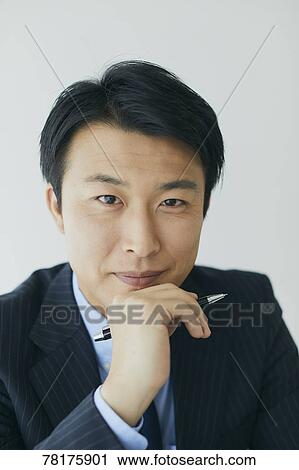 Stock Image - Japanese businessman. Fotosearch