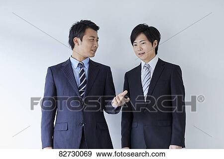 Stock Photo - Japanese businesspeople. Fotosearch
