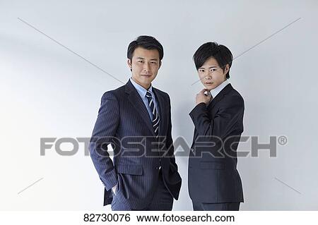 Stock Photograph - Japanese businesspeople. Fotosearch