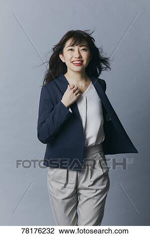 Stock Image - Japanese businesswoman. Fotosearch
