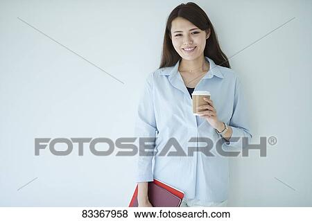 Stock Photo - Japanese businesswoman. Fotosearch