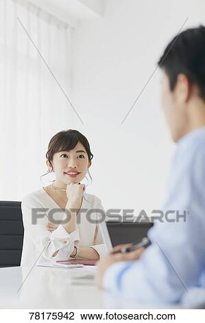 Japanese businesswoman working View Large Photo Image Stock Image - Japanese businesswoman working. Fotosearch