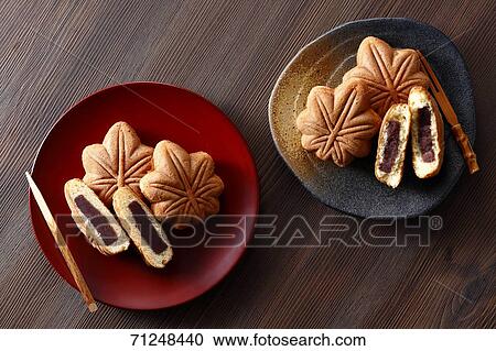 Stock Image - Japanese confectionery. Fotosearch