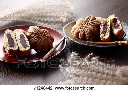 Stock Image - Japanese confectionery. Fotosearch