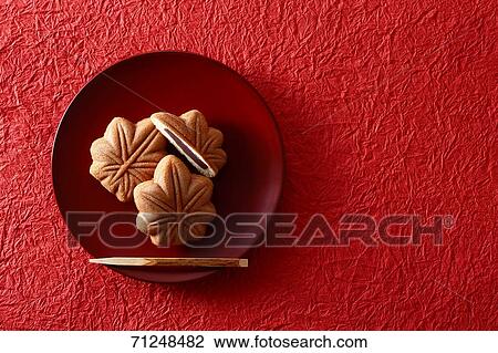 Stock Image - Japanese confectionery. Fotosearch