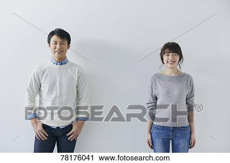 Stock Image - Japanese couple. Fotosearch