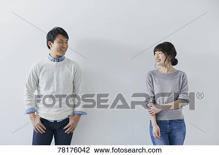 Stock Image - Japanese couple. Fotosearch