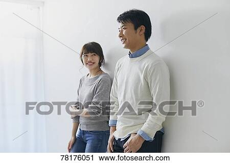 Stock Image - Japanese couple. Fotosearch