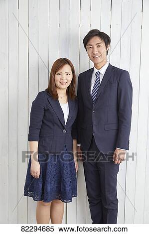Japanese couple studio photo shoot View Large Photo Image Stock Photography - Japanese couple studio photo shoot. Fotosearch